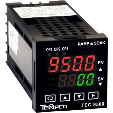 TEMPCO Temperature Control - 90-250VAC, 1/16Din, SSR/Relay,  TEC18006